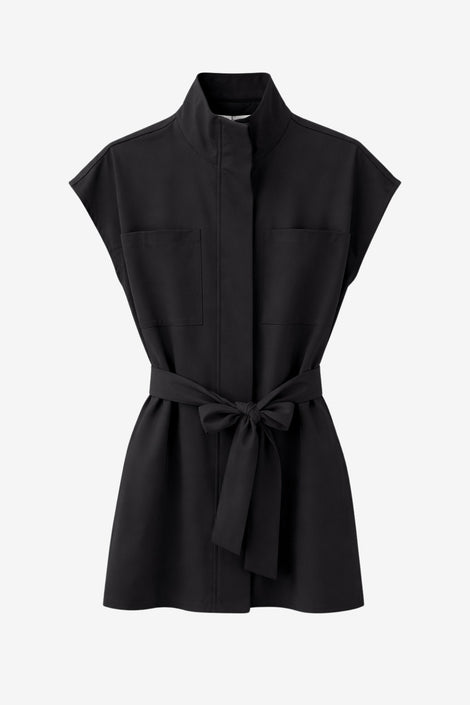 Patricia vest technical jersey | Black