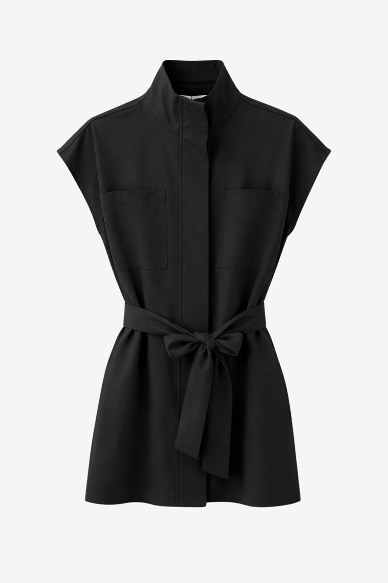 Patricia vest technical jersey | Black