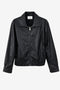 Pola eco leather bomber jacket | Black