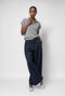 Harlow cotton fancy pants | Navy