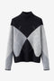 Pullover rhomboid pattern 26556 | Blue