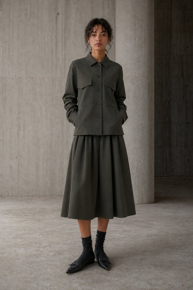 Raika skirt technical jersey Raika skirt technical jersey | Army