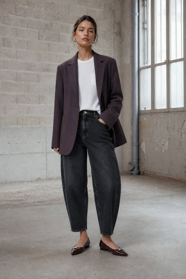 Rango technical jersey blazer Rango technical jersey blazer | Chocolate
