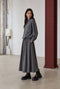 Rapanui light flannel long skirt | Dark Grey
