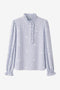 Rina striped blouse | Blue White