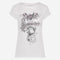 T-shirt print cotton | White