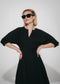 Sasha dress Sensitive tech fabric | Black