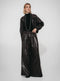 Sienna eco leather wide-leg pants | Dark Brown
