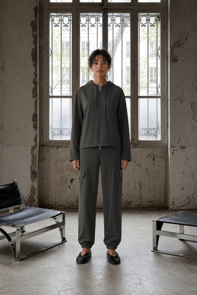 Simona jacket technical jersey Simona jacket technical jersey | Army