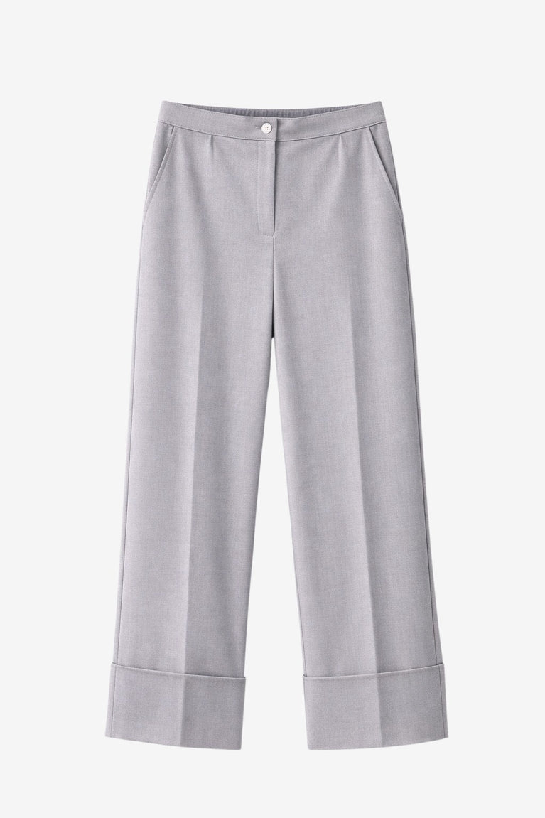 Sirmione viscose flair pants | Grigio