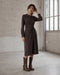 Trydi dress technical jersey | Chocolate