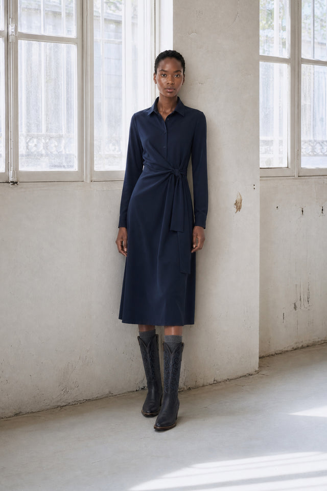 Trydi dress technical jersey Trydi dress technical jersey | Blue