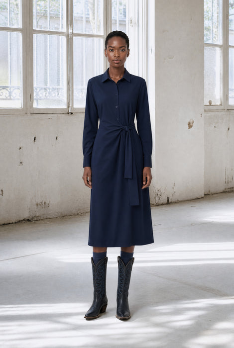Trydi dress technical jersey | Blue