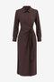 Trydi dress technical jersey | Chocolate