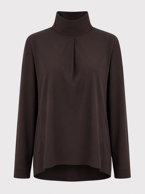 Dolche Vita top technical jersey | Chocolate