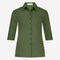 Kikkie Blouse Technical Jersey | Oliva green