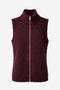 Vest Boucle long zip | Bordo