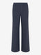 Viscose wide-leg pants | Blue