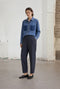 Viscose barel Pants | Blue