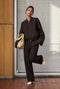 Eliana jacket technical jersey | Chocolate
