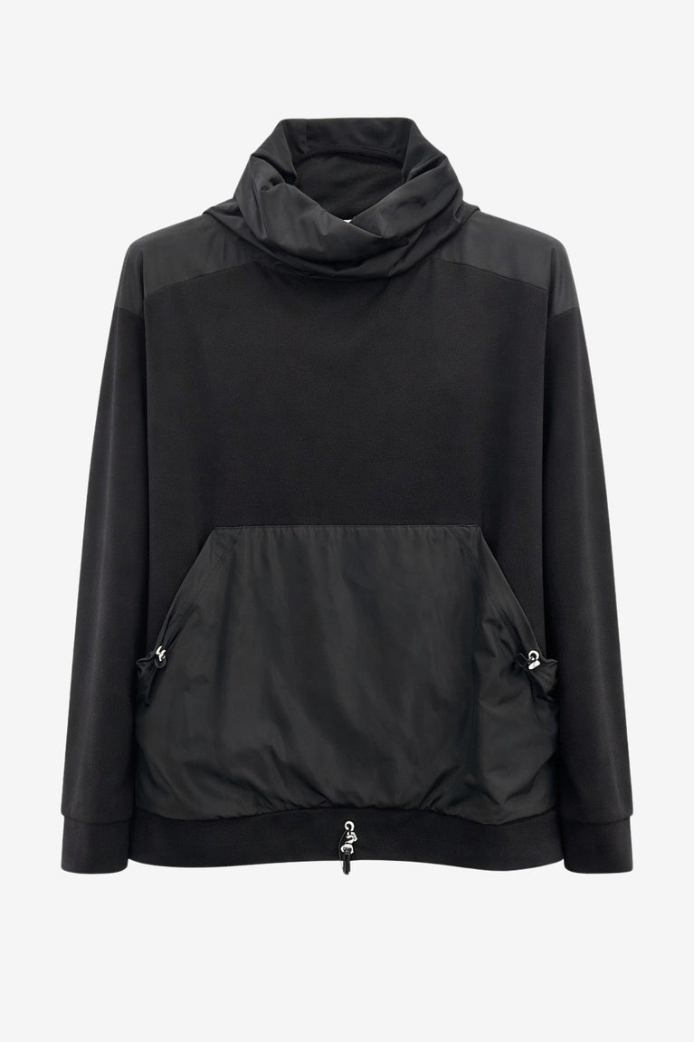 Iseo combi punto Milano long sweater | Nero