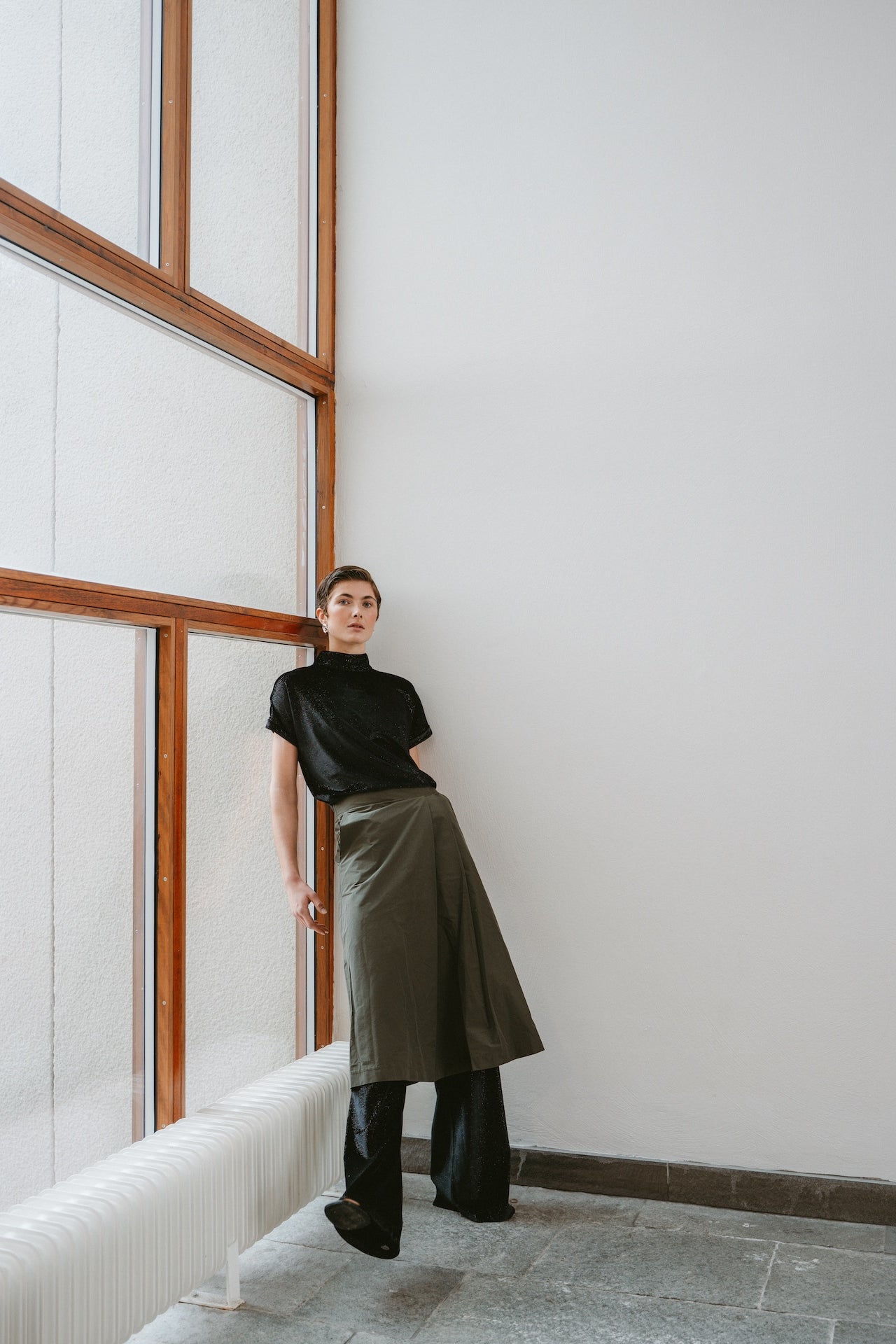 Simone velvet pants Simone velvet pants | Black shiny