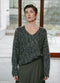 Shiny oversized pullover H20034 | Melange