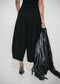 Pulse baggy lyocell pants | Black