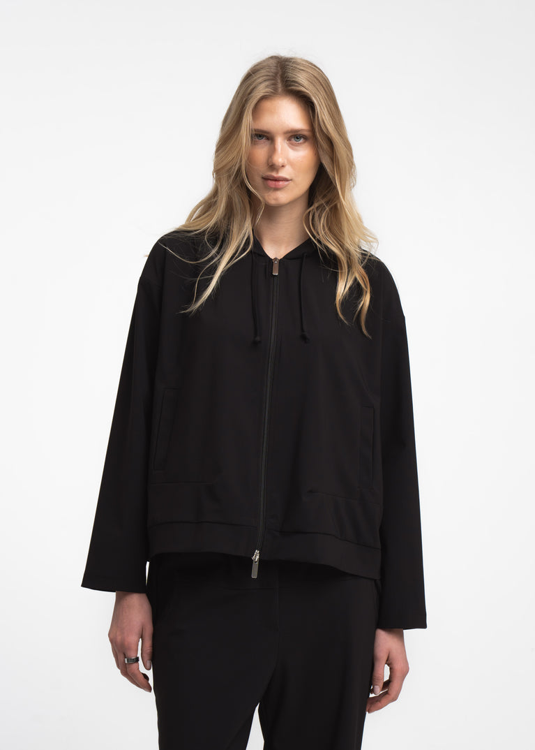 Simona jacket technical jersey | Black