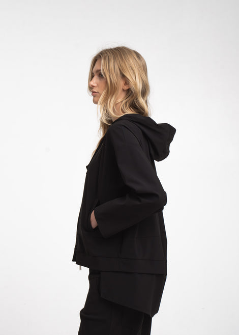 Simona jacket technical jersey | Black