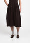 Heide dress technical jersey | Chocolate