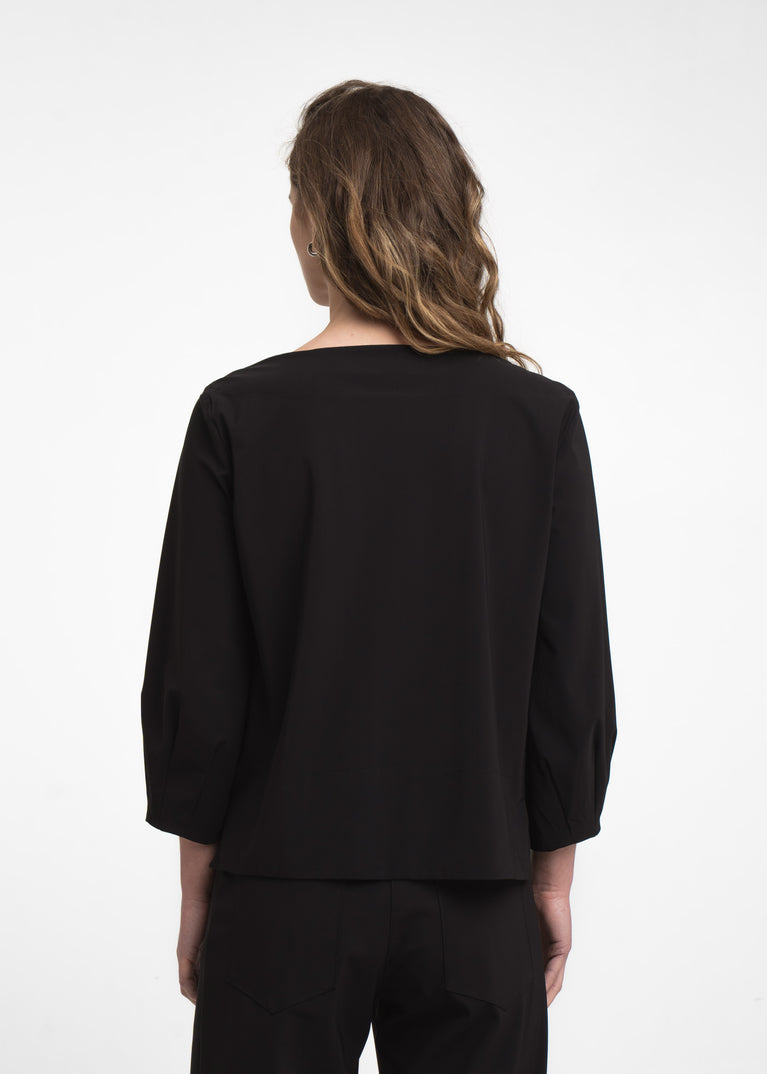 Aria top technical jersey | Black