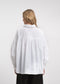 Adelina cotton oversized blouse | White