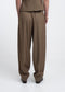 Elodie viscose blend barel pants | Brown