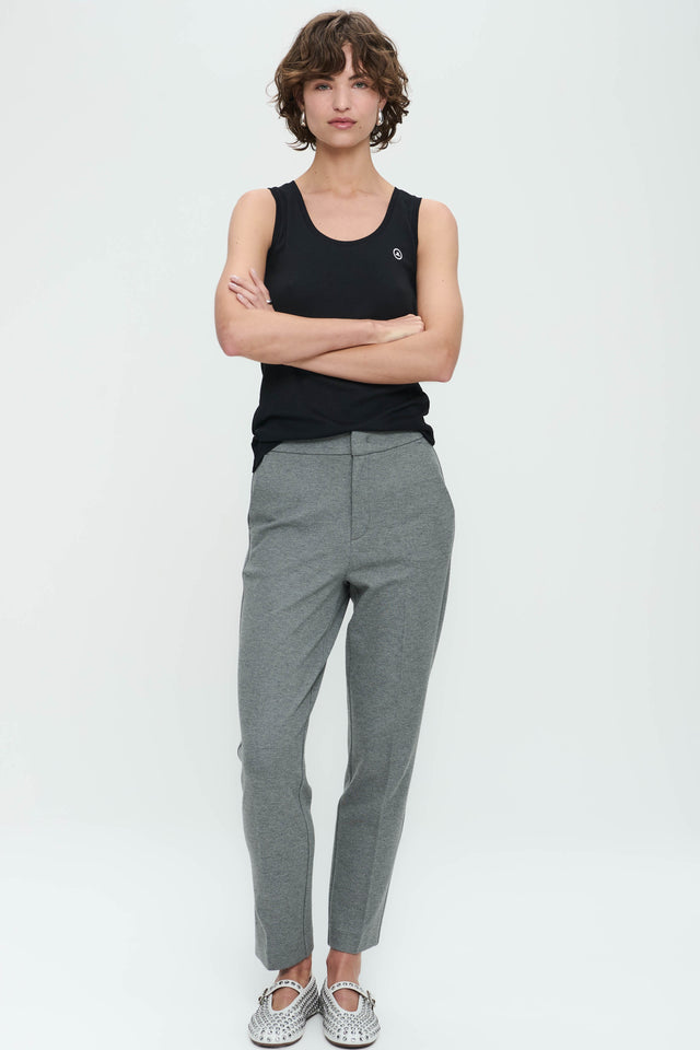 Olga Terry jersey Pants | Grey Melange