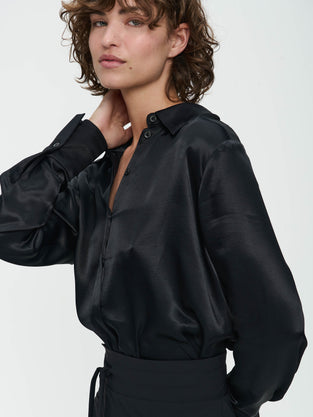 Sofi Viscose Blouse | Black