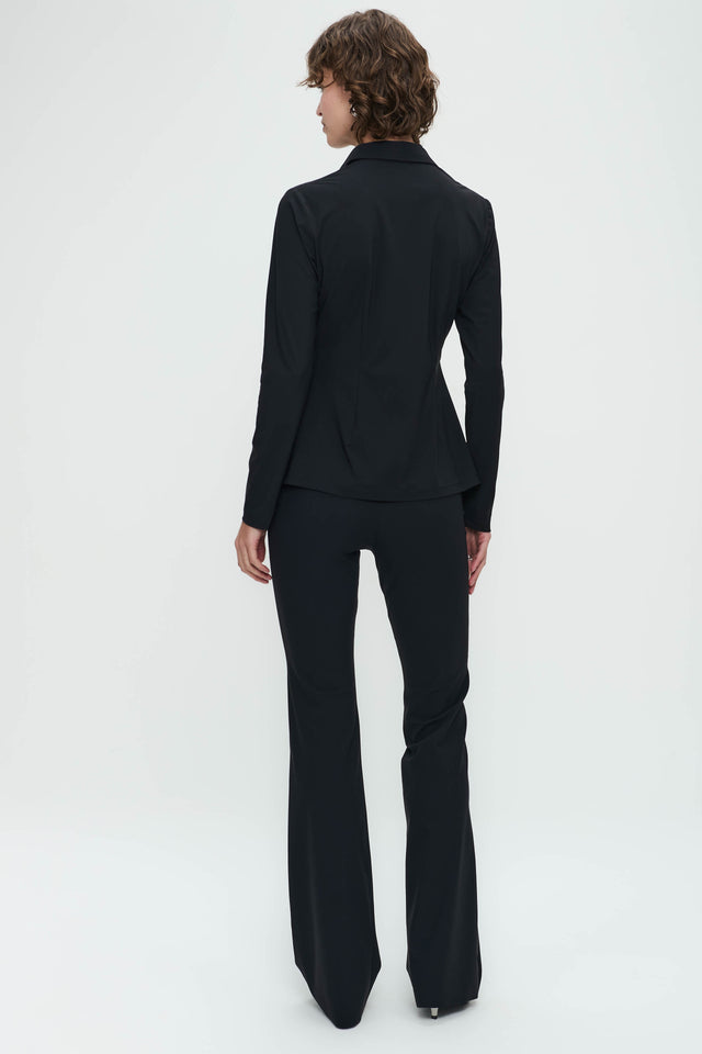Pants Eliya easy wear flair Technical Jersey | Black