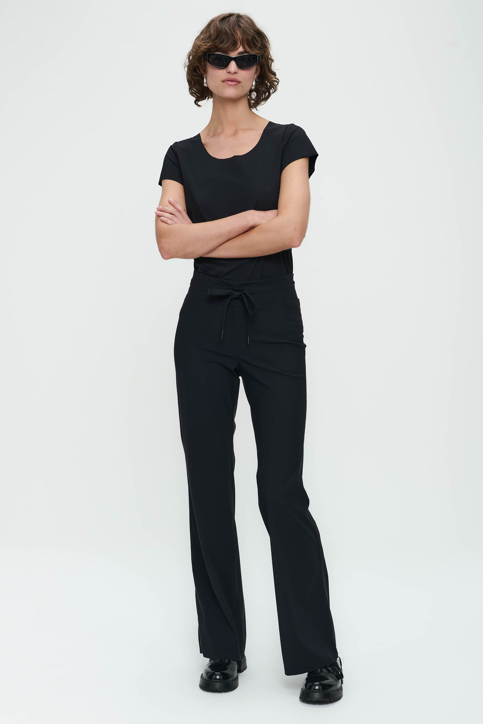 T shirt Sara Easy Wear Technical Jersey | Black