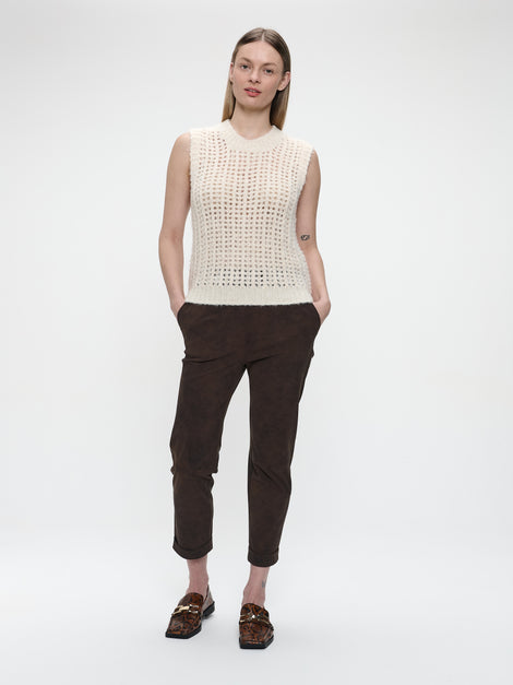 Timelia pants technical jersey | Brown