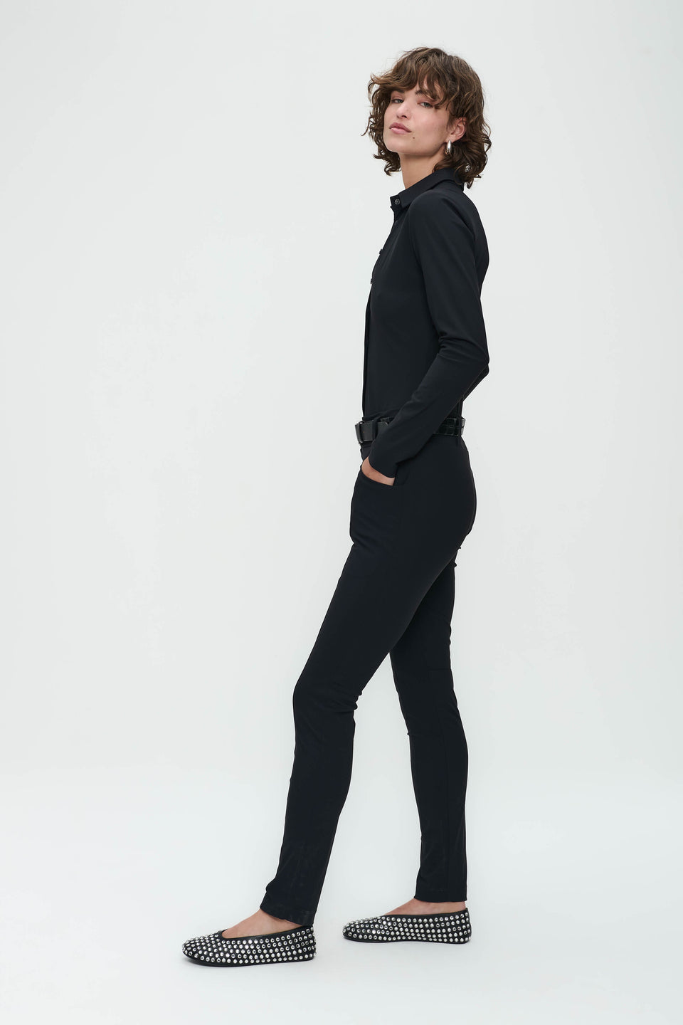 Jumpsuit Diana Easy Wear Technical Jersey | Black