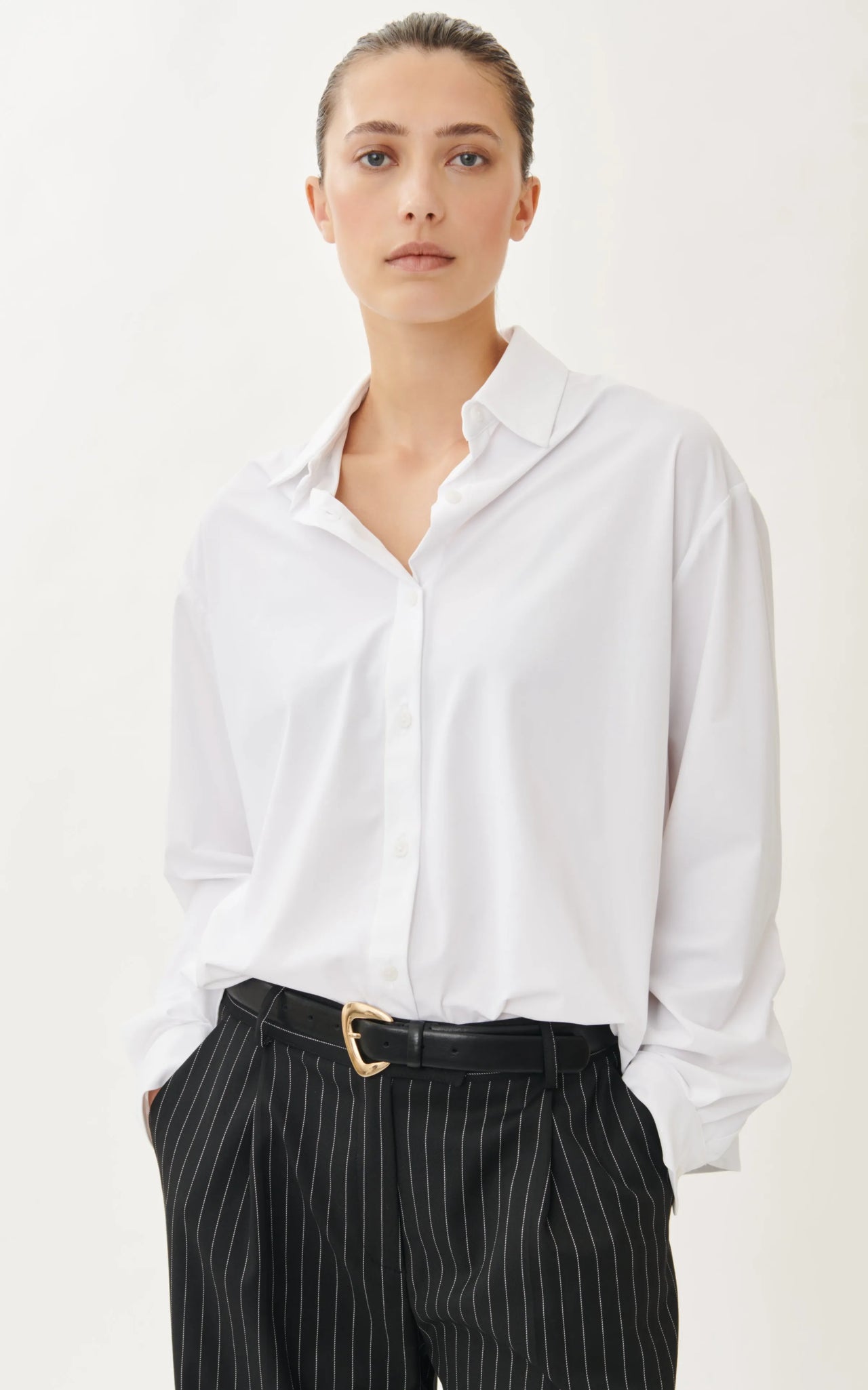 Avine Blouse | Black Beige