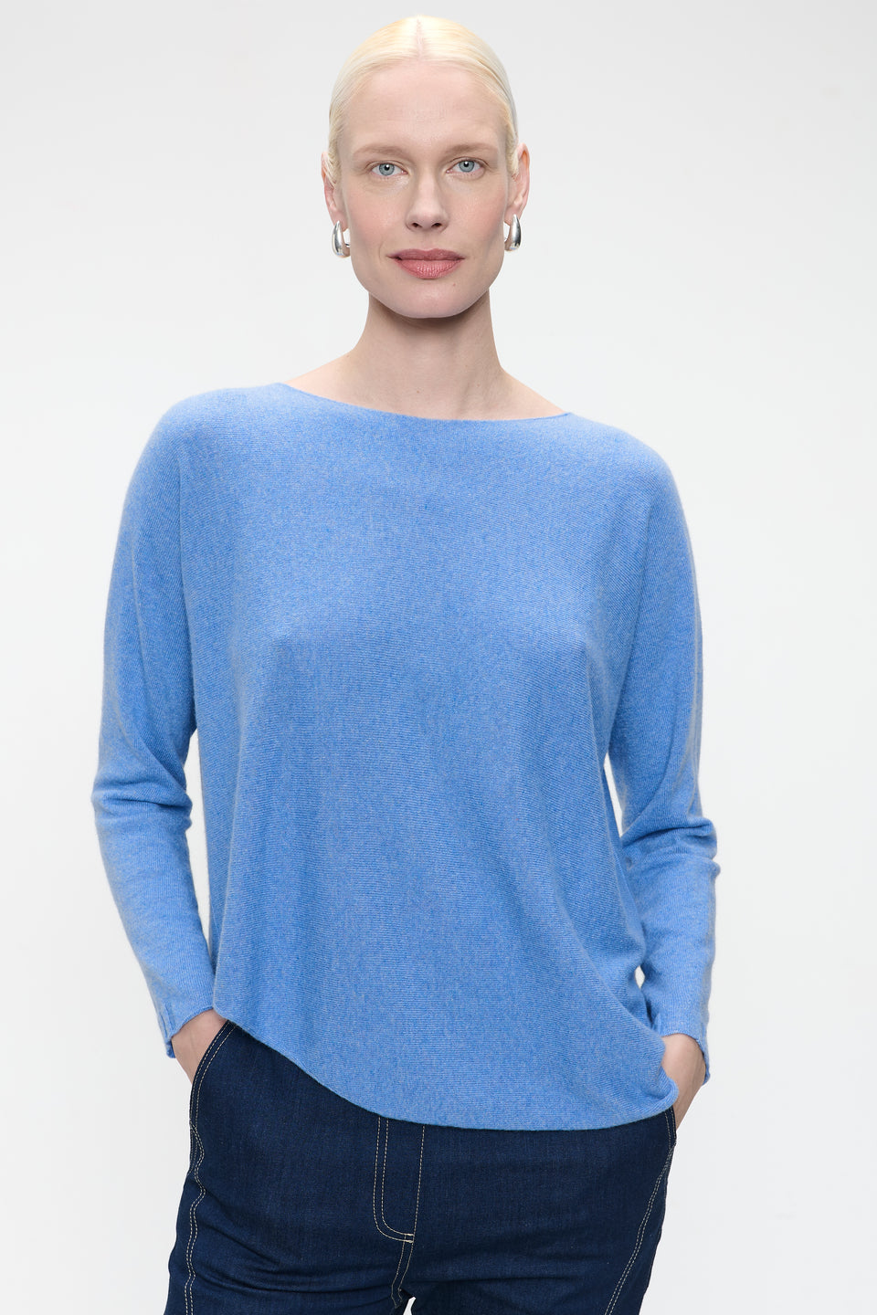 Pullover Cashmere blend 2482 | Sky