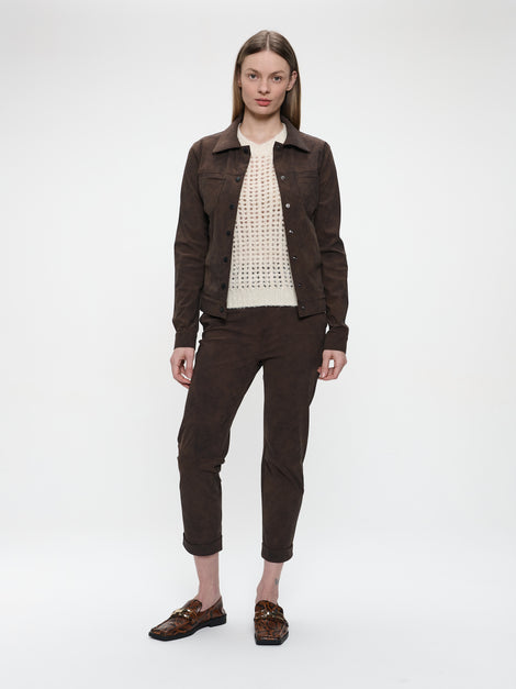 Timelia pants technical jersey | Brown