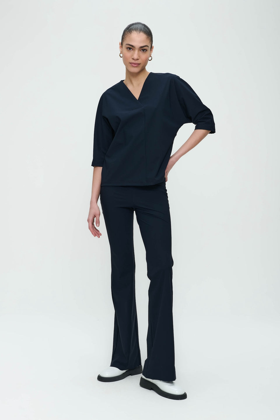 Pants Eliya Easy Wear flair Technical Jersey | Blue