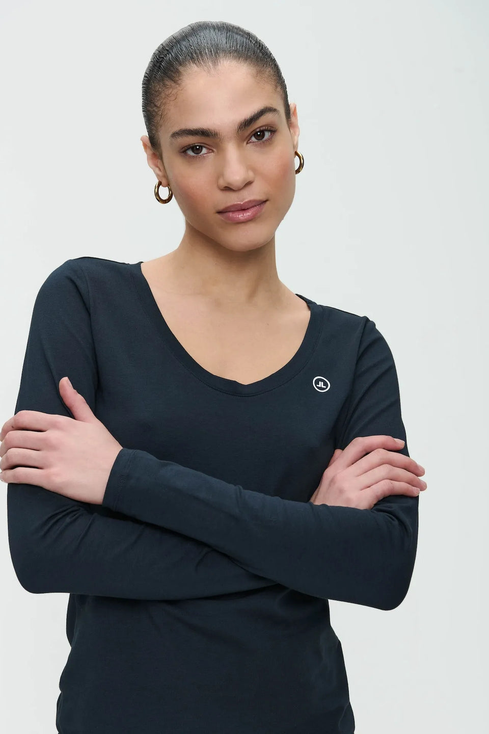 T shirt R Neck Easy Wear Organic Cotton | Blue