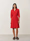 Ramona Dress Technical Jersey | Red