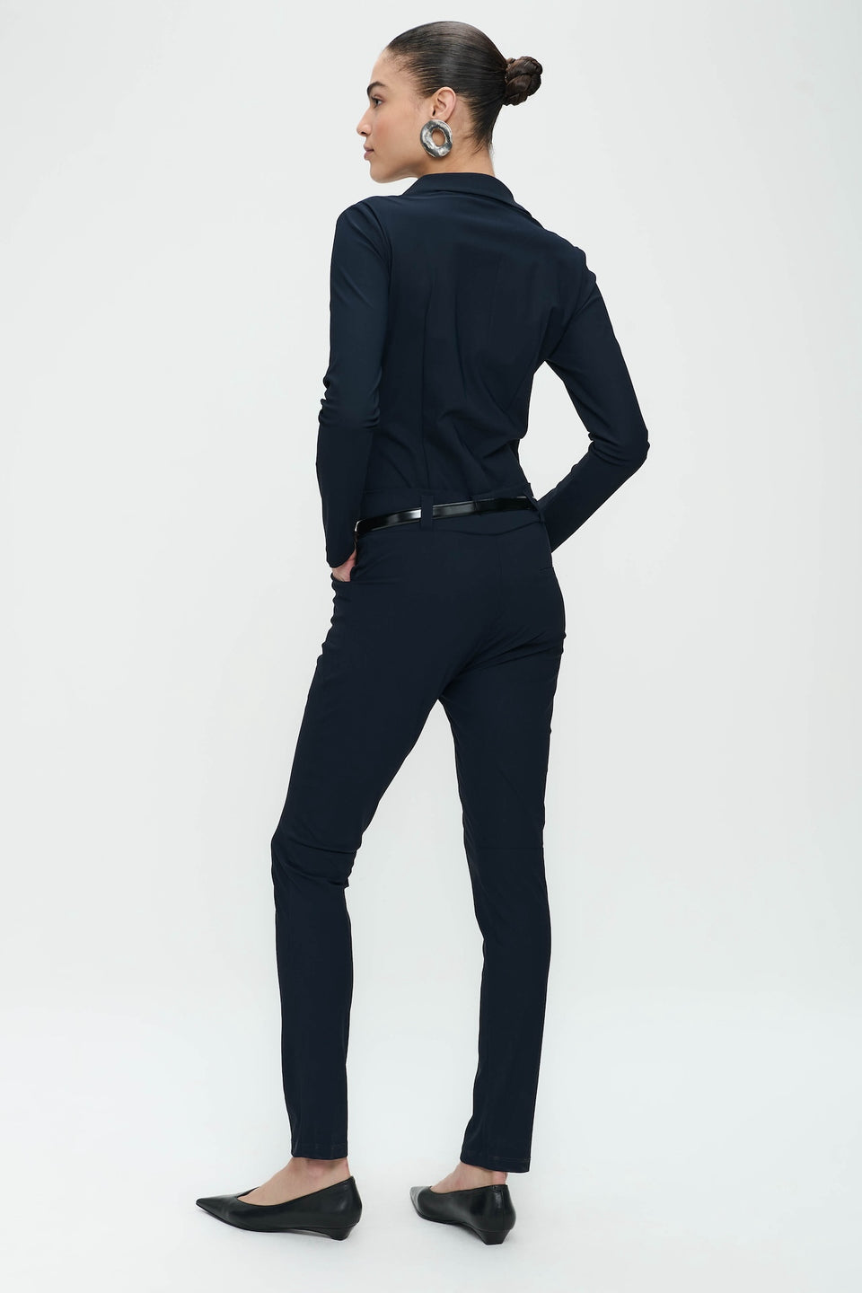 Jumpsuit Diana Easy Wear Technical Jersey | Blue