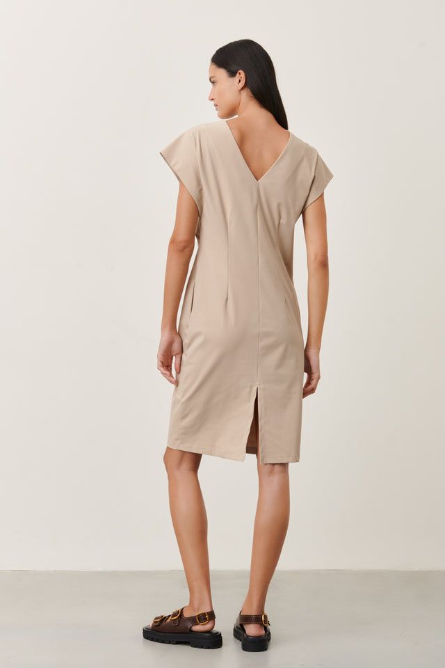 Domina Dress Technical Jersey | Sand