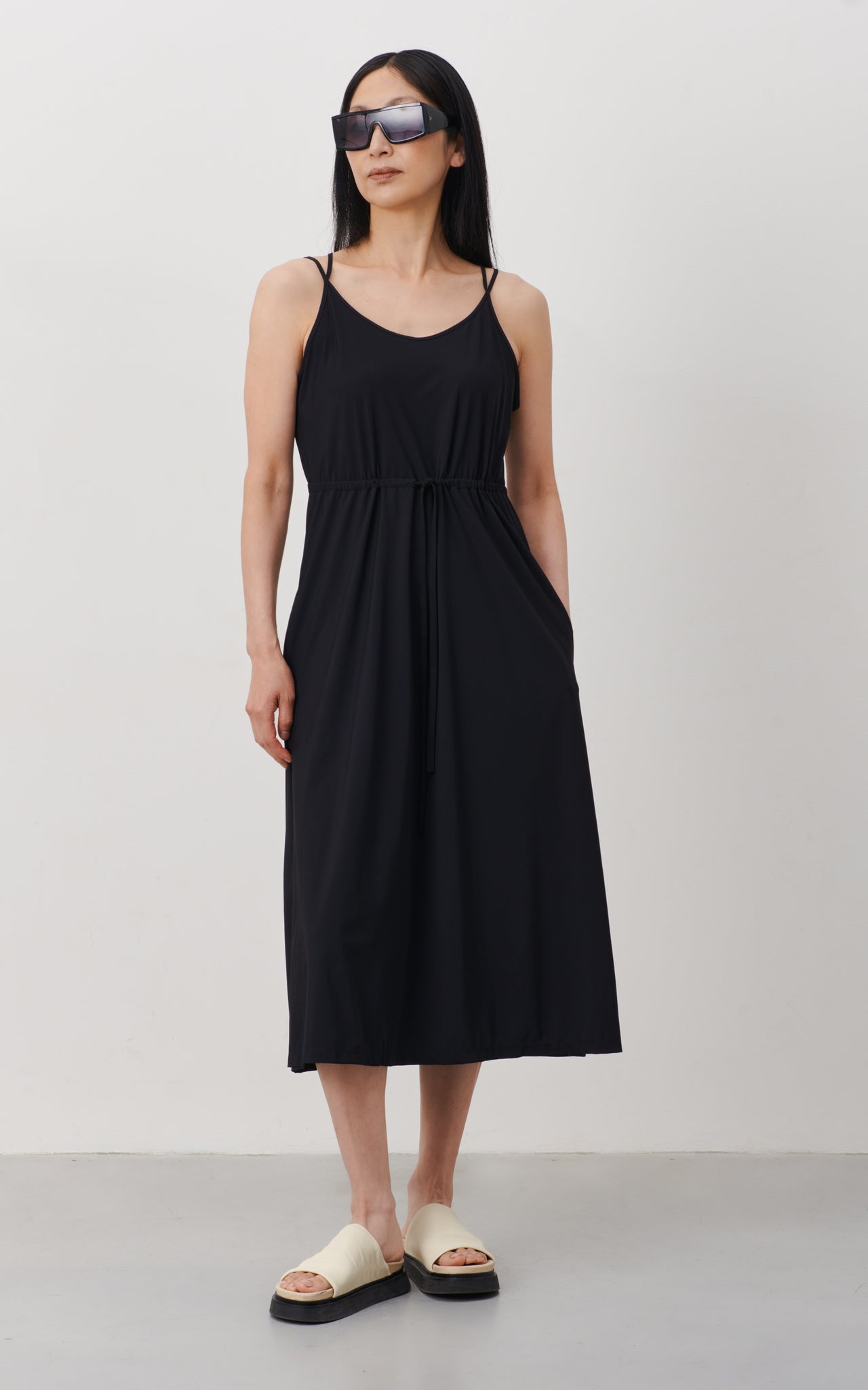 Ilze Dress Technical Jersey | Black
