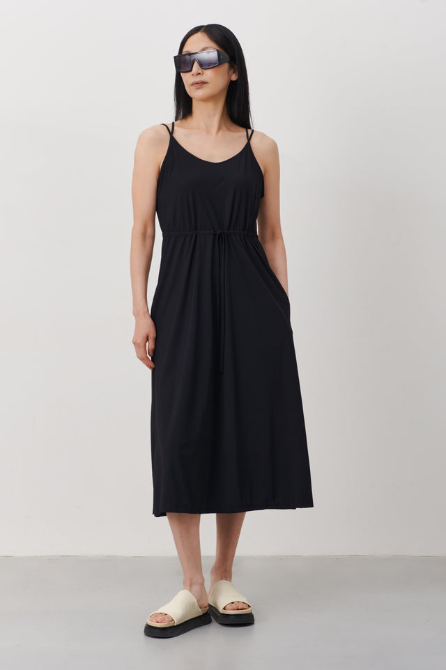 Ilze Dress Technical Jersey | Black